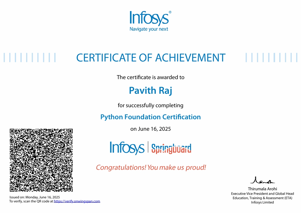 Python Foundation Certification